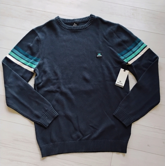 RIPCURL NEW men's Surf Revival Knit Crewneck Sweater - Picture 1 of 8